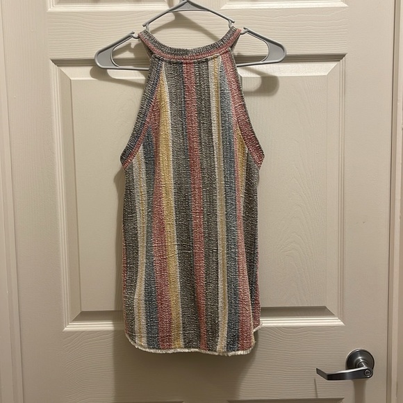 W5 Anthropologie Striped Halter Tank - Picture 4 of 9